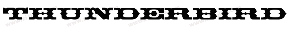 Thunderbird BT字体转换
